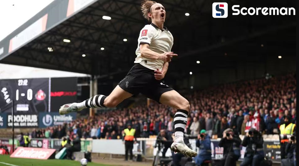 3부 꼴찌 포트베일, EPL 선덜랜드 꺾고 72년 만에 FA컵 8강 진출